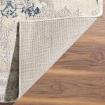 Addison Sheffield Distressed Trellis Area Rug, 3’3" x 5’1", Blue, ASH32BL3X5