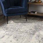 Addison Sheffield Distressed Trellis Area Rug, 5’3" x 7’7", Grey, ASH32GR5X8