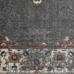 Sheffield Snowflake Medallion Area Rug, 7’10" x 10’7", Grey, ASH34GR8X11