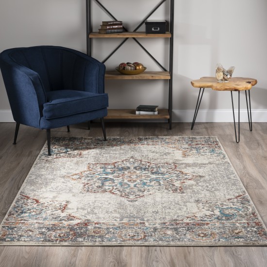 Addison Sheffield Snowflake Medallion Area Rug, 3’3" x 5’1", Multi, ASH34MU3X5