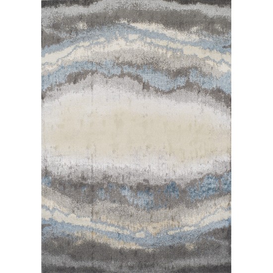 Addison Sheffield Modern Landscape Area Rug, 9’6" x 13’2", Grey, ASH37GR10X13