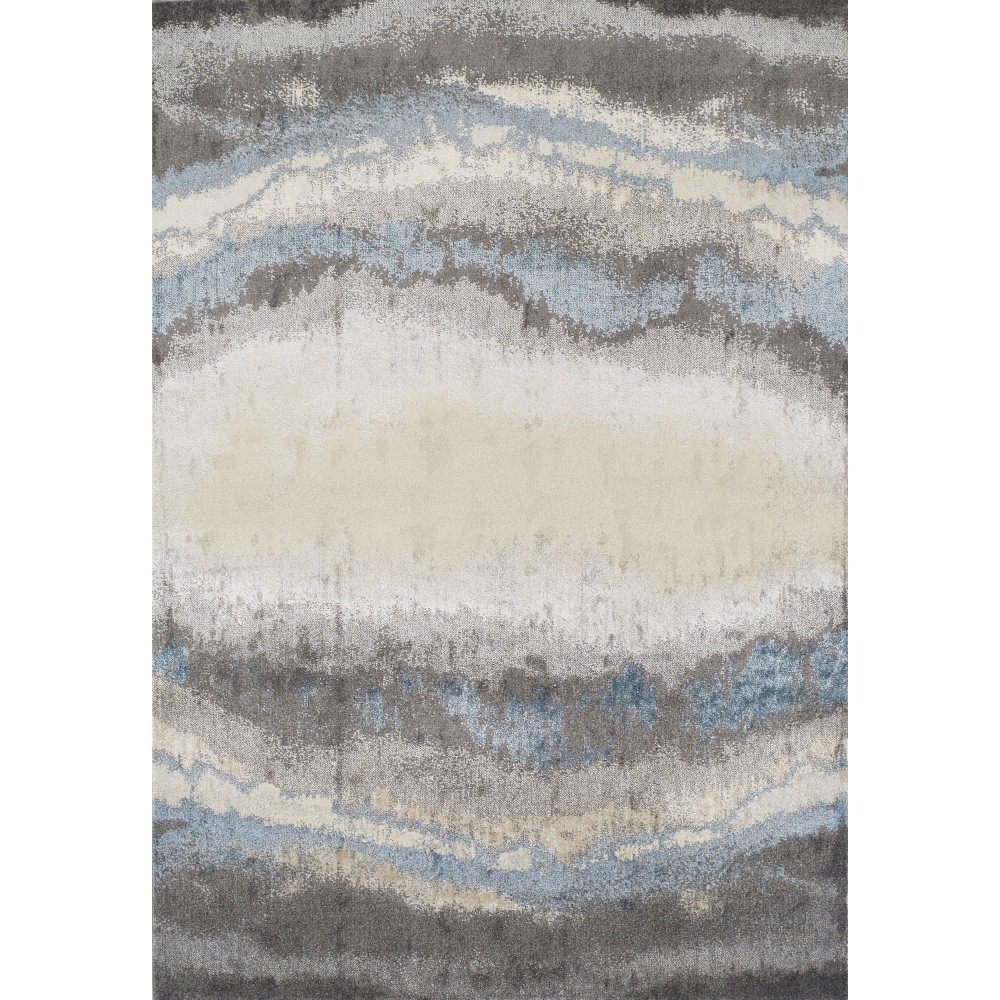 Addison Sheffield Modern Landscape Area Rug, 7’10" x 10’7", Grey, ASH37GR8X11