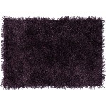 Addison Sommer Solid Amethyst Shag Accent Rug, 2’ x 3’, Amethyst, ASM31AM2X3