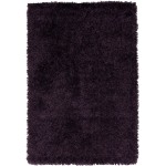 Addison Sommer Solid Amethyst Shag Area Rug, 3’6" x 5’6", Amethyst, ASM31AM4X6