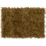 Addison Sommer Solid Gilded Shag Accent Rug, 2’ x 3’, Gilded, ASM31GI2X3