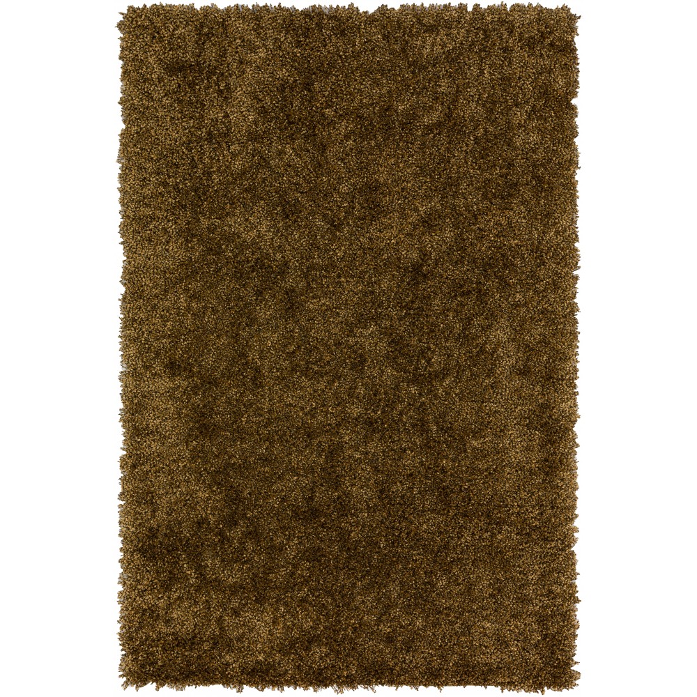 Addison Sommer Solid Gilded Shag Area Rug, 5’ x 7’6", Gilded, ASM31GI5X8