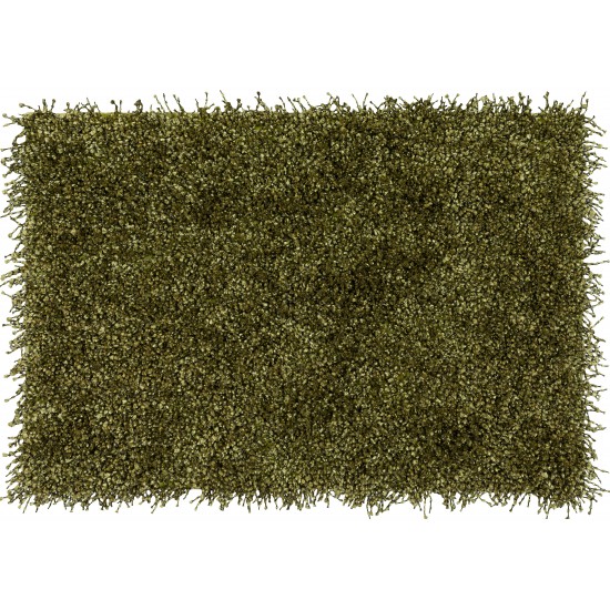 Addison Sommer Solid Green Shag Accent Rug, 2’ x 3’, Green, ASM31GN2X3