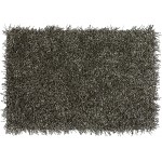 Addison Sommer Solid Pewter Shag Accent Rug, 2’ x 3’, Pewter, ASM31PE2X3