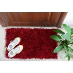 Addison Sommer Solid Ruby Shag Accent Rug, 2’ x 3’, Ruby, ASM31RU2X3