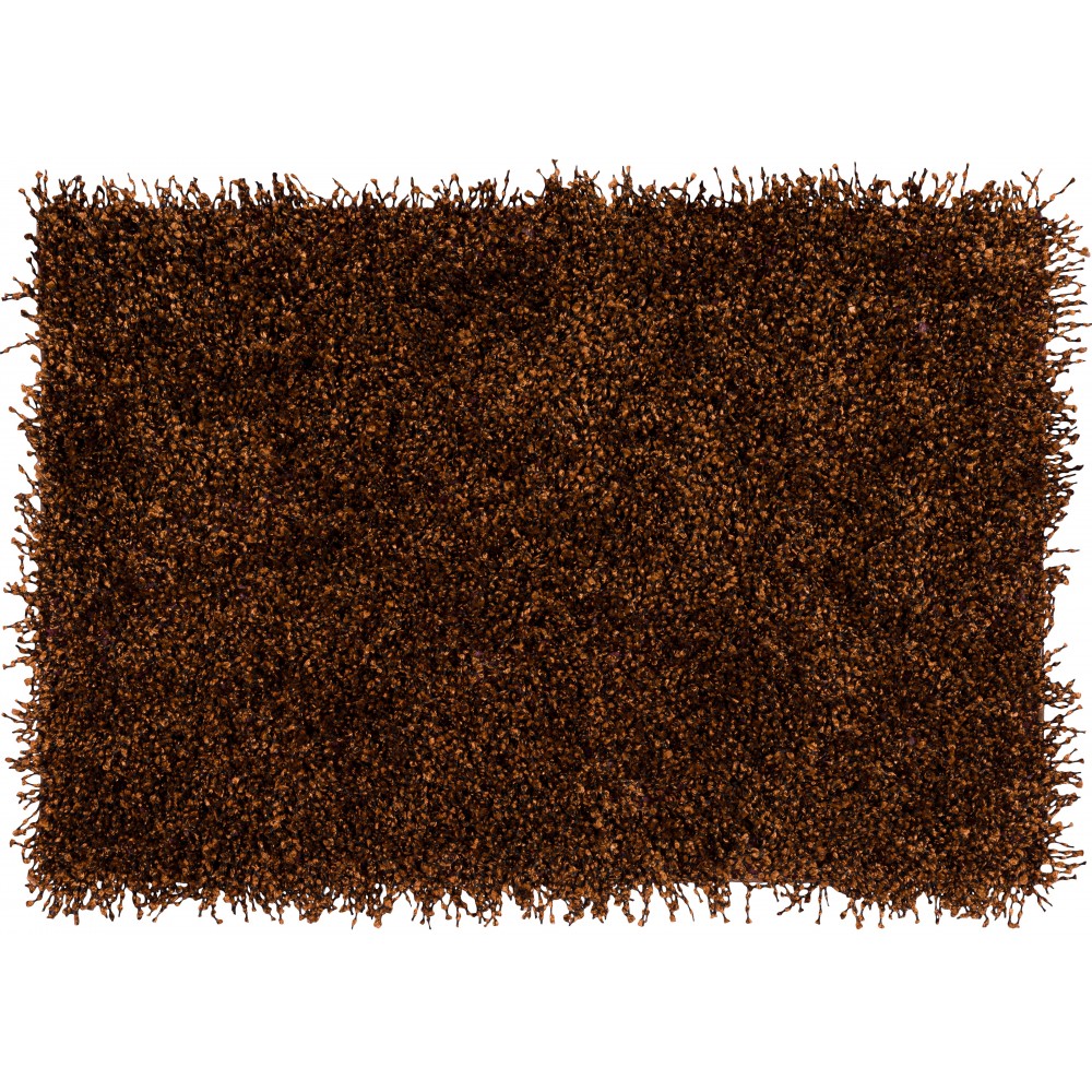 Addison Sommer Solid Spice Shag Accent Rug, 2’ x 3’, Spice, ASM31SP2X3