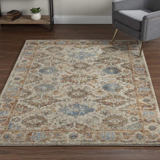 Addison Tobin Traditional Palace Area Rug, 5’3" x 7’7", Multi, ATO40MU5X8