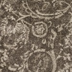 Addison Tobin Classic Damask Area Rug, 5’3" x 7’7", Brown, ATO42BR5X8