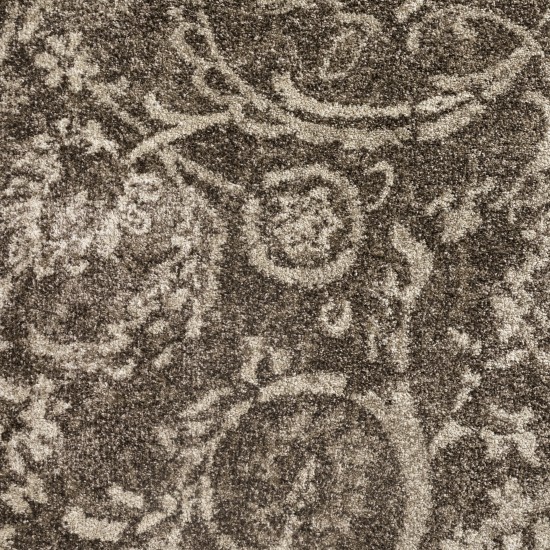 Addison Tobin Classic Damask Area Rug, 5’3" x 7’7", Brown, ATO42BR5X8