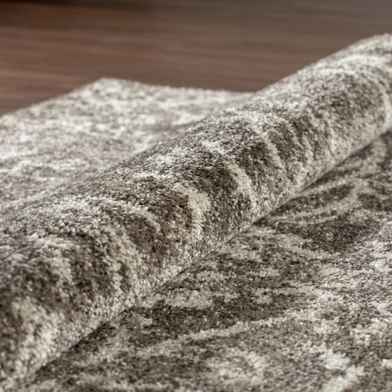Addison Tobin Classic Damask Area Rug, 5’3" x 7’7", Brown, ATO42BR5X8