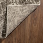 Addison Tobin Classic Damask Area Rug, 5’3" x 7’7", Brown, ATO42BR5X8
