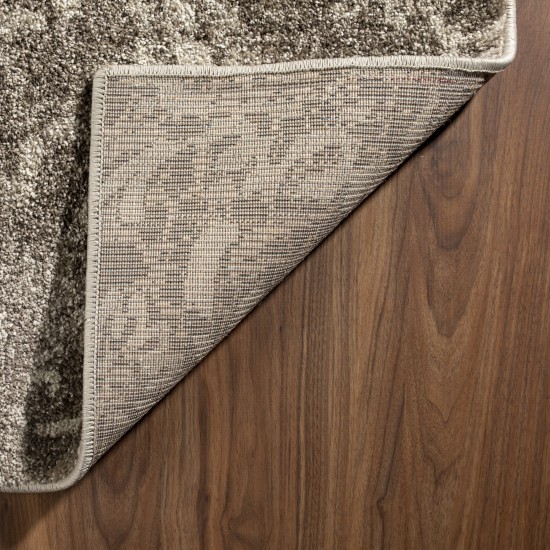 Addison Tobin Classic Damask Area Rug, 5’3" x 7’7", Brown, ATO42BR5X8