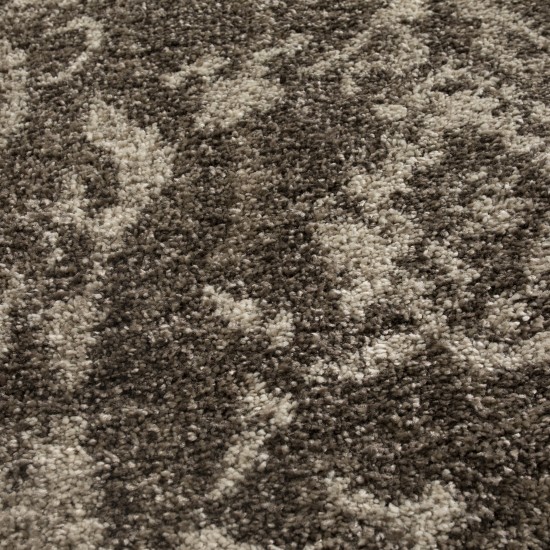 Addison Tobin Classic Damask Area Rug, 5’3" x 7’7", Brown, ATO42BR5X8