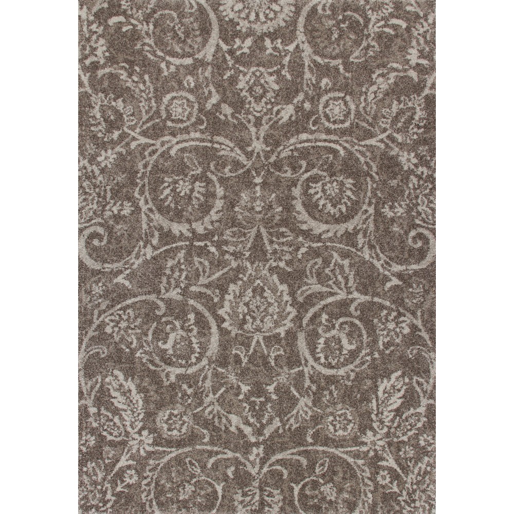 Addison Tobin Classic Damask Area Rug, 7’10" x 10’7", Brown, ATO42BR8X11