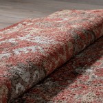 Addison Blair Distressed Ikat Area Rug, 3’3" x 5’1", Spice, OSBL31SP3X5