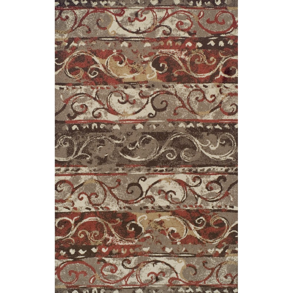 Blair Transitional Stripe Spice Area Rug, 8’2" x 10’, Spice, OSBL32SP8X10 Blair Transitional Stripe Spice Area Rug, 8’2" x 10’, Spice, OSBL32SP8X10