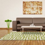 Addison Optics Classic Greek Green Area Rug, 5’ x 7’6", Green, OSOP30GR5X8