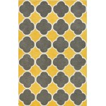 Addison Optics Moroccan Ogee Area Rug, 5’ x 7’6", Yellow, OSOP31YE5X8