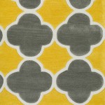 Addison Optics Moroccan Ogee Area Rug, 5’ x 7’6", Yellow, OSOP31YE5X8