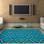 Addison Optics Moroccan Trellis Area Rug, 3’6" x 5’6", Blue, OSOP32BL4X6