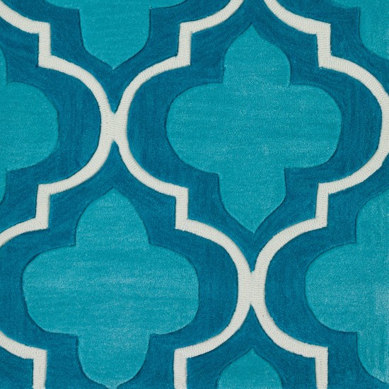 Addison Optics Moroccan Trellis Area Rug, 3’6" x 5’6", Blue, OSOP32BL4X6