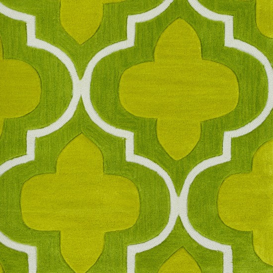 Addison Optics Moroccan Trellis Area Rug, 9’ x 13’, Green, OSOP32GR9X13