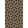 Addison Optics Modern Geometric Brown Area Rug, 3’6" x 5’6", Brown, OSOP33BR4X6