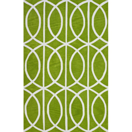 Addison Optics Modern Geometric Green Area Rug, 8’ x 10’, Green, OSOP34GR8X10