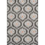 Addison Platinum Moroccan Trellis Area Rug, 9’6" x 13’2", Orange, OSPL32OR10X13