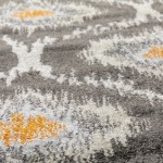 Addison Platinum Moroccan Trellis Area Rug, 3’3" x 5’3", Orange, OSPL32OR3X5