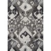 Addison Platinum Classic Ikat Area Rug, 9’6" x 13’2", Grey, OSPL34GR10X13