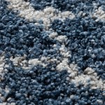 Addison Reston Boho Trellis Blue Area Rug, 8’ x 10’, Blue, OSRE33BL8X10
