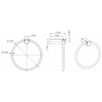 7.09-in. W Towel Ring_AI-3054