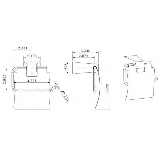 24.21-in. W Bathroom Accessory Set_AI-13330