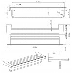 24.21-in. W Bathroom Accessory Set_AI-13330