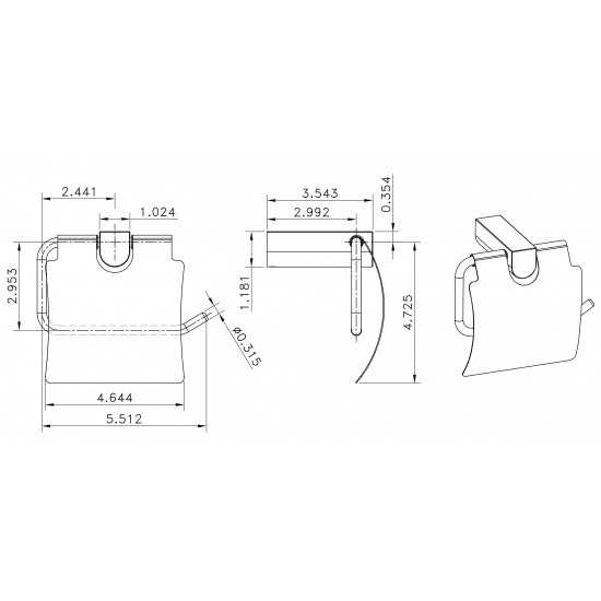 24.37-in. W Bathroom Accessory Set_AI-13339