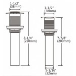 2.6-in. W Bathroom Sink Drain_AI-33593