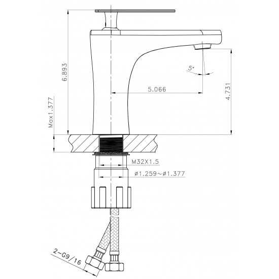 2.25-in. W Bathroom Sink Faucet_AI-1782