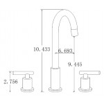 12-in. W Bathroom Sink Faucet_AI-7911