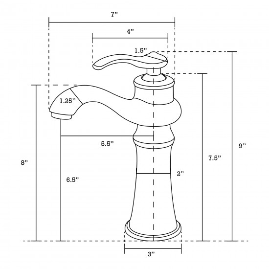 2.5-in. W Bathroom Sink Faucet Set_AI-2002