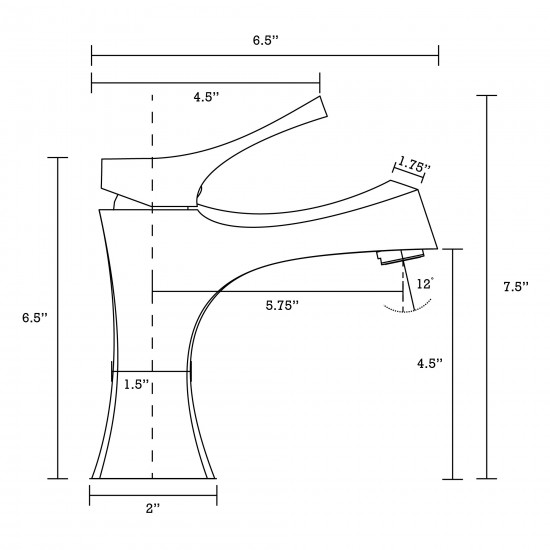 2-in. W Bathroom Sink Faucet Set_AI-33666