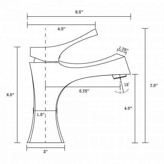 2-in. W Bathroom Sink Faucet Set_AI-33667