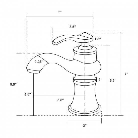 3-in. W Bathroom Sink Faucet Set_AI-33670