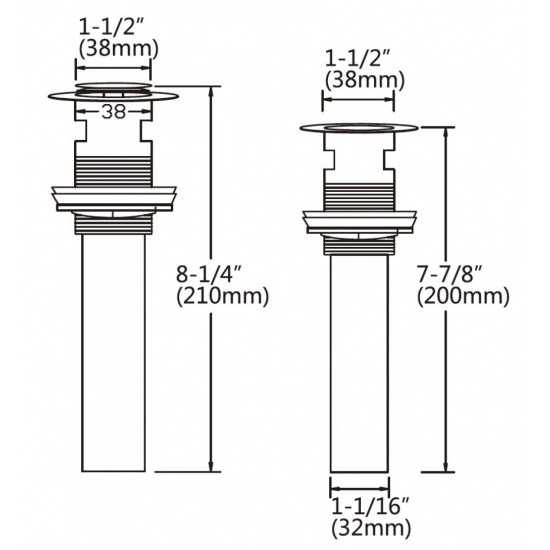 2-in. W Bathroom Sink Faucet Set_AI-33682