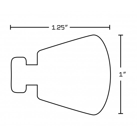 1-in. W Cabinet Knob_AI-382