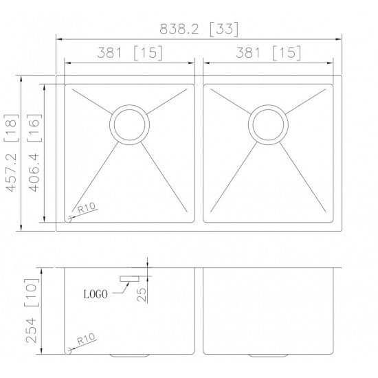 33-in. W Kitchen Sink_AI-27417